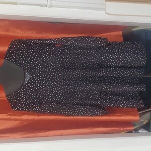 AROLINA POLKA DOT DRESS.